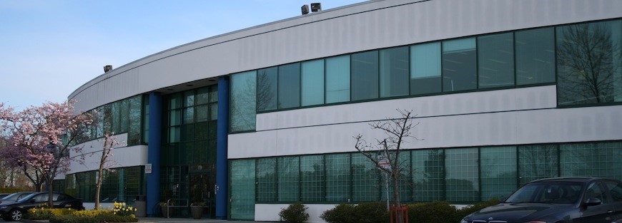 Image shows the outside facade of the PRCVI office building