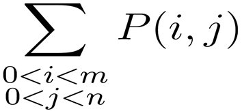 Example of complex math equation.